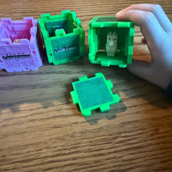 Vibrant Purple and Green Building Blocks Set - Picture 6 of 10